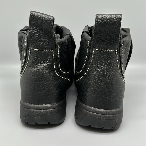 Florsheim Hercules Steel Toe Black Leather Work Boots Men's Sz 10 EEE - Picture 3 of 9